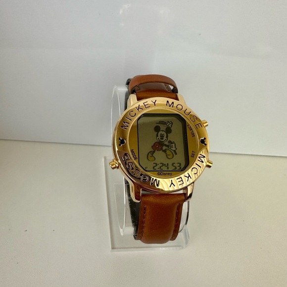 NEW Disney Lorus Mickey Mouse Live Action Musical Melody gold Watch Retired - Picture 3 of 10